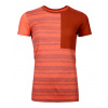 Dámske funkčné tričko ORTOVOX 185 Rock'n'Wool Short Coral L