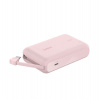 Belkin BOOST CHARGE™ USB-C Power Delivery PowerBanka s integrovaným USB-C kabelem, 10000mAh, 20W, růžová (BPB021hqPK)