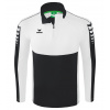 ERIMA tréningová mikina 3/4 zips SIX WINGS čierna biela Veľkosť: XL