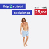 DECATHLON Pánske boardové šortky 100 Flora belaso-biele L