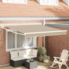 zahrada-XL Automatická Vysúvacia Markíza Béžová 350x250 cm, vidaXL Náhradná textília na markízu pre rám 3.5x2.5 m Béžová 3330348