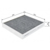 TATechnix Filter vnútorného priestoru VW POLO V limuzína (602, 604, 612, 614) Bosch - 1,6
