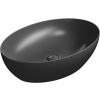 GSI PURA keramické umývadlo na dosku 60x42 cm, čierna matná 884226