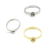 Komponent pro prsten s lůžkem 3-4mm - 1ks - Light Gold SL