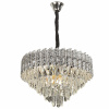 Toolight Toolight, krištáľové závesné svietidlo 50cm, 7xE14, G055-CP, chróm, OSW-08949