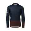 POC MTB Pure LS, dres - Turmaline Navy/Axinite Brown Veľkosť: XL