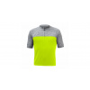 Pánsky dres Sensor Cycling Motion full-zip neon yellow/grey S