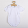 Luxusné bavlnené body dlhý rukáv New Baby - biele