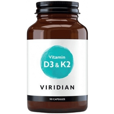 Viridian Nutrition Viridian Vitamin D3 & K2 90 kapsúl