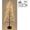 Umelý vianočný svietiaci stromček na kovovom podstavci s 600 LED žiarovkami 100 cm 44672