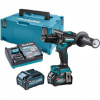 Makita Náradie - 40V AKU vŕtací skrutkovač s príklepom, 2x aku 4,0 Ah XGT, nabíjačka HP001GM201