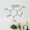drevo zivota Drevená dekorácia na stenu COFFEE FORMULA Farebný vzor: Javor, Rozmery (cm): 80x66