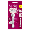 Gillette Venus ComfortGlide Sugar holiaci strojček pre ženy 3 náhradné hlavice + držiak