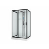 Sanotechnik Rakúsko Sanotechnik QuickLine Boston black, sprchový box obdĺžnik 120x90x215cm, biely, CL22B