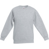 Fruit of the Loom Mikina Classic Kids Set-In Sweat, dětská COT162041610a3-heather gre Melír šedá 104