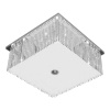 Luxera RETTO sklenené stropné štvorcové svietidlo 8xG4 64330