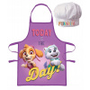 Euroswan zástera s kuchárskou čiapkou Tlapková patrola Paw Patrol motív Today is The day