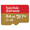 SanDisk Micro SDXC 64GB Extreme 170 MB/s A2 Class 10 UHS-I U3 V30 SDSQXAH-064G-GN6AA