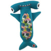 Hračka Dog Fantasy Water Float kladivák plávajúci S PET fľašou tyrkysová 33 cm