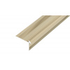 AP44/1 schodová lišta predvŕtaná ACARA, hliník elox champagne, 20x42 mm, 2,5 m, pre hr: 3 mm