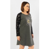 Dámska nočná košeľa domáce oblečenie The Moon - do 4XL 4XL Ako na obrázku