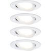 Paulmann 4064161242125 vstavané svietidlo sada 4 ks LED 18 W biela (matná); 4064161242125