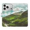 Flip pouzdro iSaprio - Apple iPhone 17 Pro - Mountain Valley s kapsičkami na karty (Flipové knížkové pouzdro, obal, kryt iSaprio s přihrádkami na karty a motivem)
