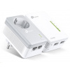 TP-Link TL-WPA4226KIT WiFi4 průchozí powerline set (N600, AV600,2x100Mb/s,HomePlug AV2)