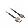 Kábel GoGEN HDMI/HDMI mini, 1,5m, v1.4, pozlátený, High speed, s ethernetom (GOGMINHDMI150MM01) čierny