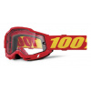 100% Accuri 2 Enduro Mtb Red, mtb okuliare - Clear Lens