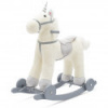 Hojdacia hračka s melódiou a kolieskami Unicorn Baby Mix biela Biela