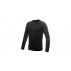 Pánske tričko dl.rukáv SENSOR MERINO IMPRESS čierna/batik XXL