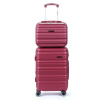 Worldline 628SVA Kabínový kufor a kozmetický kufrík 628SVA bordová
