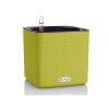 Kvetináč Lechuza Cube Color (Trend) All-in-One set limetkova 14x14x14 cm