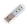 Mini svetlo USB - 3xLED, teplá bílá