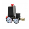 Tlakový spínač KOMPRESORA 230V 1/4 manometer