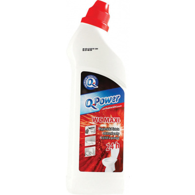 Q Power čistiaci WC gél Maxi antibakteriálny 750 ml