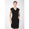 Dámske zdravotnícke šaty s elastanom M-373X, čierna (Zdravotnícke oblečenie)