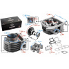 Moretti Cylinderová hlavica Tuning 80 cm3 GY6 4T 139