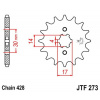 JT Reťazové koliečko JT JTF 273-14 14T, 428