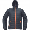 Cerva MAX VIVO LIGHT Ľahká zateplená bunda čierna/oranžová 4XL