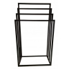 Stojan LOFT vešiak na uteráky širka 80 cm ČIERNY