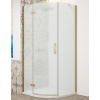 GELCO TRINITY GOLD MATT 90 x 90cm ľavý sprchový kút štvrťkruhový, profil zlato mat, sklo matné, GT6590ML-G