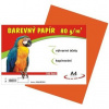barevný papír A4 80g oranžový