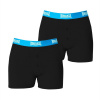 Lonsdale Pack Boxers Mens Black/Brt Blue X Small