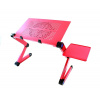 APT SL7B Flexibilní stolek na notebook s chlazením - růžový