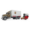 Bruder 2828 MACK Granite UPS logistik s vysokozdvihem