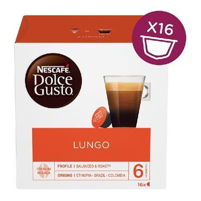 Nescafé Dolce Gusto Caffe Lungo kávové kapsle 16 ks