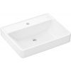Hansgrohe Xanuia Q - Umývadlo na stenu 600x480 mm s otvorom pre batériu bez prepadu, SmartClean, biela 61150450