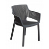 Záhradná stolička Keter plast šedá